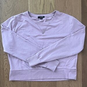 Medium Women's Cropped Light Pink Sweatshirt